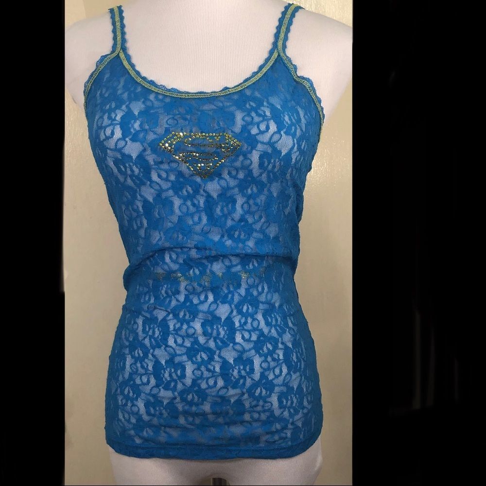 Lace Batman Tanktop